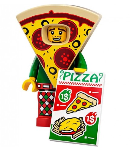 LEGO Seri 19 71025 No:10 Pizza Costume Guy 