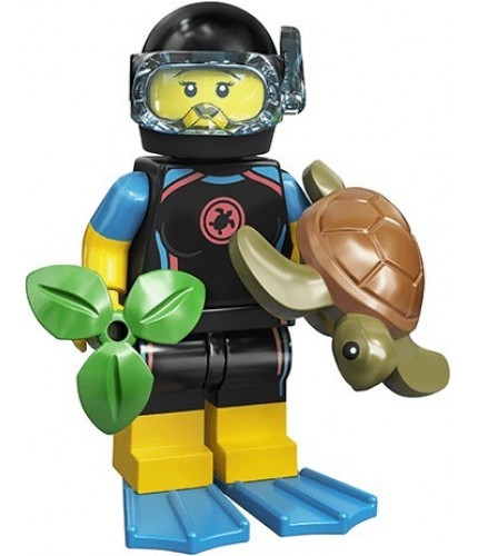 LEGO CMF Seri 20 71027 No:12 Sea Rescuer Turtle