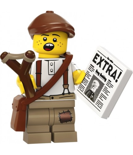 LEGO CMF Seri 24 71037 No:12 Newspaper Kid