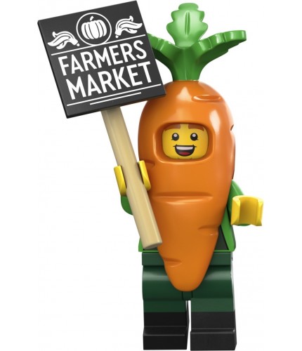 LEGO CMF Seri 24 71037 No:4 Carrot Mascot Havuç