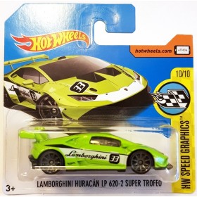 Hot Wheels Lamborghini Huracan Lp 620-2 Super Trofeo Acikyesil