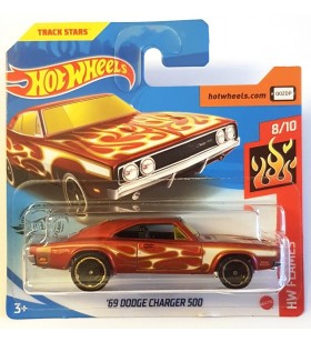 Hot Wheels 69 Dodge Charger 500 HW Flames 2020