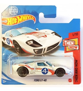 Hot Wheels Ford GT40 Then and Now Beyaz