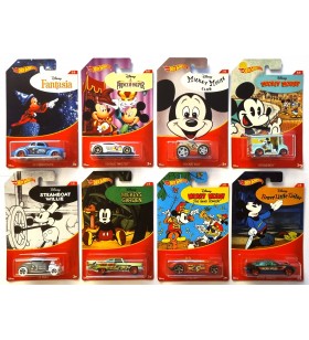 Hot Wheels Disney Mickey Mouse Tam Seri 8 Araç