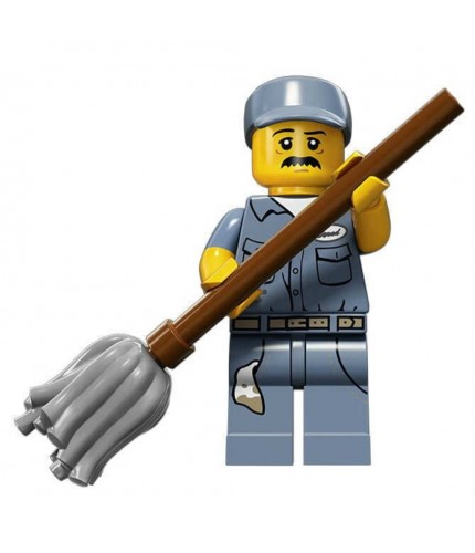 LEGO Seri 15 71011 No:9 Janitor