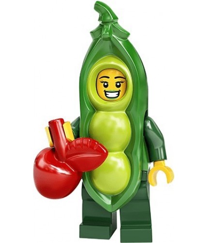 LEGO CMF Seri 20 71027 No:3 Pea Pod Costume Girl