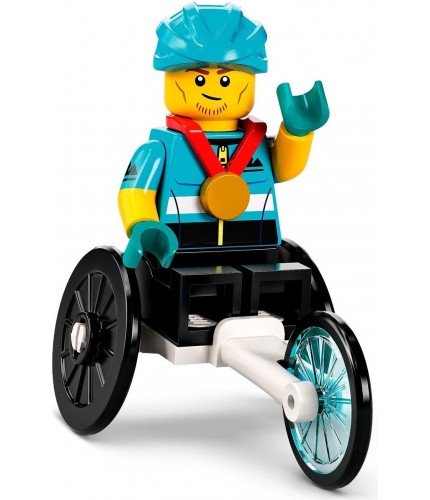 LEGO CMF Seri 22 71032 No:12 Wheelchair Racer