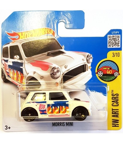 Hot Wheels Morris Mini HW Art Cars Beyaz