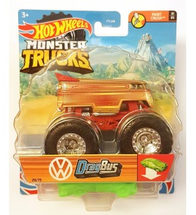 Hot Wheels Volkswagen Drag Bus Monster Trucks Paint Crush