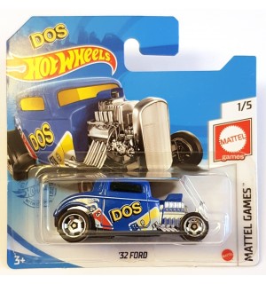Hot Wheels 32 Ford Uno Mattel Games DOS Mavi