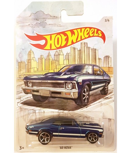 Hot Wheels 68 Nova Skeç Araba Resimli