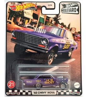 Hot Wheels Boulevard No21 63 Chevy Nova RealRiders