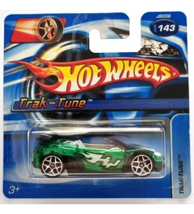 Hot Wheels Trak-tune Mainline 2006 Yesil Gri Metalik Jant