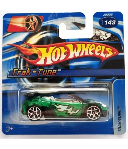 Hot Wheels Trak-tune Mainline 2006 Yesil Gri Metalik Jant